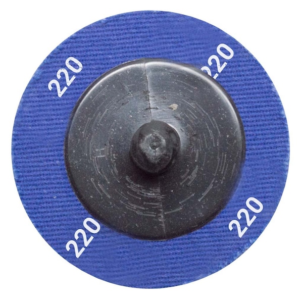 2 220 Grit Aluminum Oxide Cloth Reinforced Quick Change Style Disc